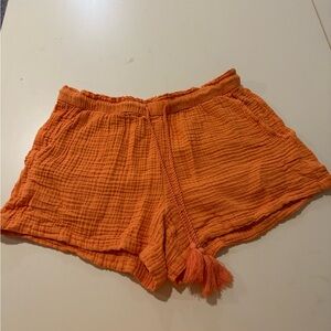 Loft gauze beach shorts